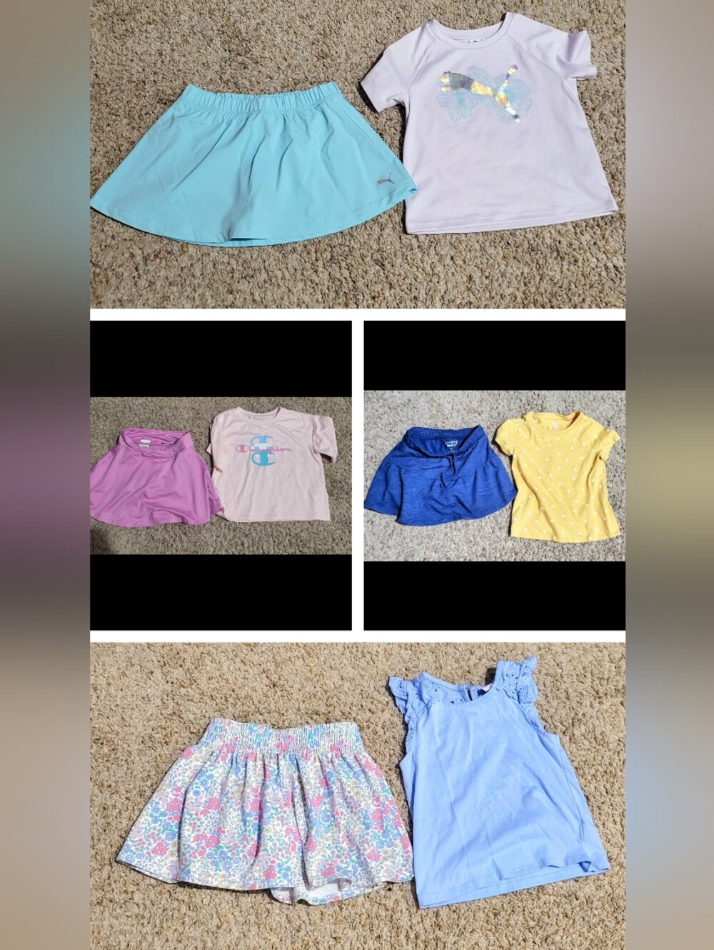 Girls Bundle Tops & Skirts